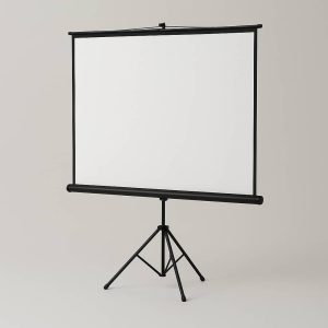پرده نمایش 1.8×1.8 پایه‌دار اسکوپ