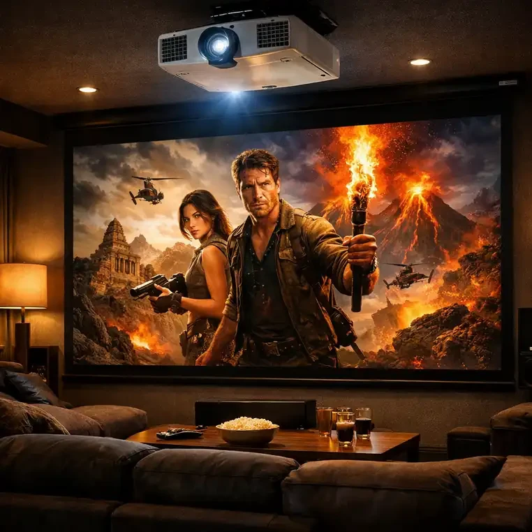 چه پرده نمایشی برای ویدئوپروژکتور 4K مناسب است؟