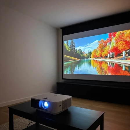 تفاوت تصویر روی دیوار و پرده نمایش