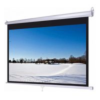 پرده نمایش دستی اسکوپ Scope Manual Video Projector Screen 180x180