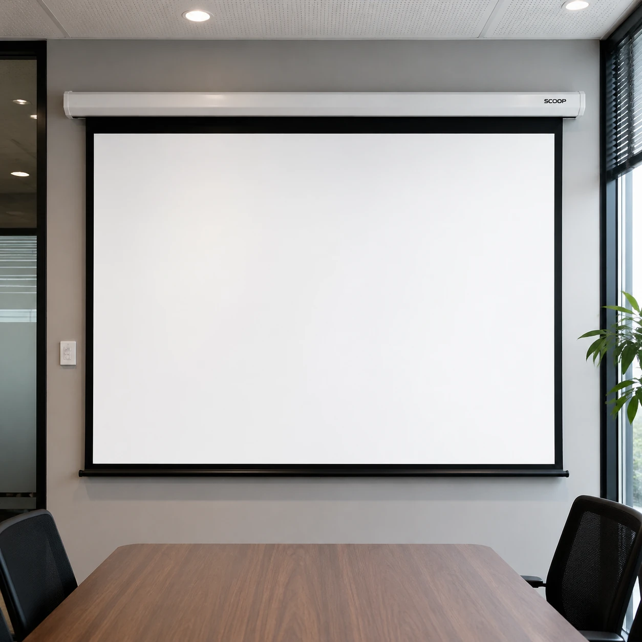 پرده‌ نمایش برقی اسکوپ سایز 4 در 3